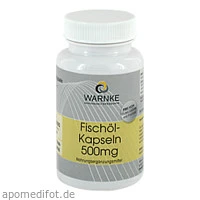 Fischöl-Kapseln 500mg, 100 Stück, Warnke Vitalstoffe GmbH