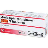 Amlodipin-ratiopharm 10 mg N Tabletten, 50 st, ratiopharm GmbH