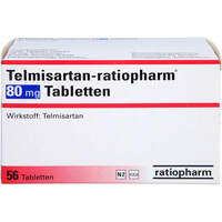 Telmisartan-ratiopharm 80mg Tabletten, 56 Stk., ratiopharm GmbH