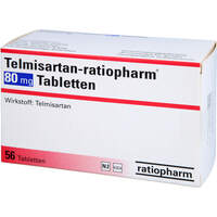 Telmisartan-ratiopharm 80mg Tabletten, 56 Stk., ratiopharm GmbH