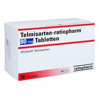 Telmisartan-ratiopharm 80mg Tabletten, 56 Stk., ratiopharm GmbH