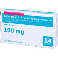 Cefpodoxim - 1 A Pharma 100mg Filmtabletten, 20 st, 1 A Pharma GmbH