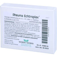 Rheuma Echtroplex, 5x2 ml, WEBER & WEBER GmbH