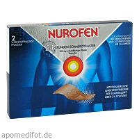 NUROFEN 24-STUNDEN SCHMERZPFLASTER 200mg wirkst PF, 2 Stück, Reckitt Benckiser Deutschland GmbH