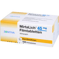MirtaLich 45mg Filmtabletten, 100 st, Zentiva Pharma GmbH