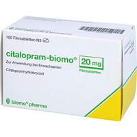 Citalopram biomo 20mg, 100 st, Biomo Pharma GmbH