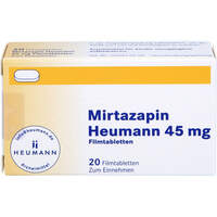 Mirtazapin Heumann 45mg Filmtabletten, 20 Stk., Heumann Pharma GmbH & Co. Generica KG