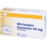 Mirtazapin Heumann 45mg Filmtabletten, 20 Stk., Heumann Pharma GmbH & Co. Generica KG