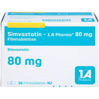 Simvastatin - 1 A Pharma 80 mg Filmtabletten, 50 st, 1 A Pharma GmbH