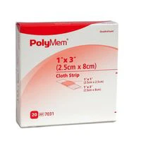 PolyMem Wund Pad mselbstkleb Fix Vlies 2.5x2.5cm, 20 Stück, Mediset Clinical Products GmbH