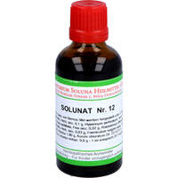 Solunat Nr. 12, 50 ml, Laboratorium Soluna Heilmittel GmbH