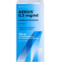 AERIUS 0.5mg/ml L&ouml;sung zum Einnehmen, 150 ml, kohlpharma GmbH