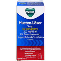 WICK Husten-L&ouml;ser Sirup mit Honigaroma, 120 ml, WICK Pharma - Zweigniederlassung der Procter & Gamble GmbH
