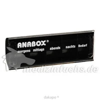 ANABOX-Tagesbox schwarz, 1 St&uuml;ck, Wepa Apothekenbedarf GmbH & Co. KG