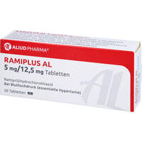Ramiplus AL 5mg/12.5mg Tabletten, 50 Stk., Aliud Pharma GmbH