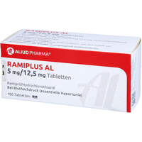 Ramiplus AL 5mg/12.5mg Tabletten, 100 st, Aliud Pharma GmbH