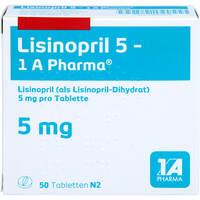 Lisinopril 5 - 1 A Pharma, 50 st, 1 A Pharma GmbH