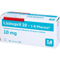 Lisinopril 10 - 1 A Pharma, 50 st, 1 A Pharma GmbH