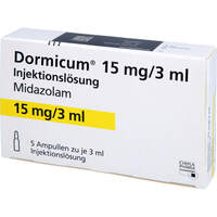 DORMICUM 15, 5 st, Cheplapharm Arzneimittel GmbH