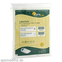 Lätzchen für Erw. Folie/Frottee weiß m. Klettband, 1 Stück, Careliv Produkte Ohg