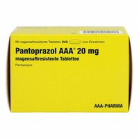 Pantoprazol AAA 20mg magensaftresistente Tabletten, 98 Stk., Aaa - Pharma GmbH