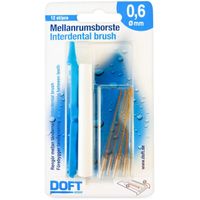 Interdentalb&uuml;rste 0.6 mit Wechselgriff Doft, 12 st, Axisis GmbH