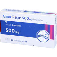 AMOXIHEXAL 500, 20 st, HEXAL AG