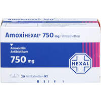 AMOXIHEXAL 750, 20 st, HEXAL AG