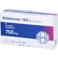 AMOXIHEXAL 750, 20 st, HEXAL AG