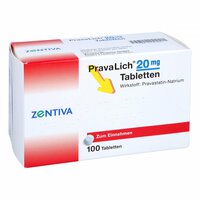 PravaLich 20mg Tabletten, 100 st, Zentiva Pharma GmbH