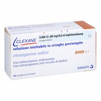 Clexane 8000 I.E.(80mg)/0.8ml Injektionslösung, 10 st, Emra-Med Arzneimittel GmbH