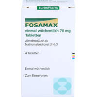 Fosamax einmal w&ouml;chentlich 70mg Tabletten, 4 Stk., Eurimpharm Arzneimittel GmbH