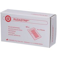 RUDASTRIP Set 6x75mm Wundnahtstreifen 3er, 50 st, Nobamed Paul Danz AG
