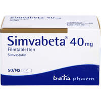 Simvabeta 40mg Filmtabletten, 50 Stk., betapharm Arzneimittel GmbH