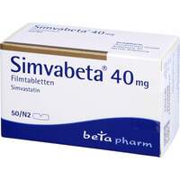 Simvabeta 40mg Filmtabletten, 50 Stk., betapharm Arzneimittel GmbH