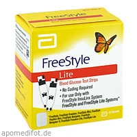 Freestyle Lite Teststreifen ohne codieren, 100 Stück, kohlpharma GmbH