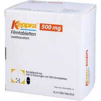 Keppra 500mg Filmtabletten, 200 Stk., Emra-Med Arzneimittel GmbH