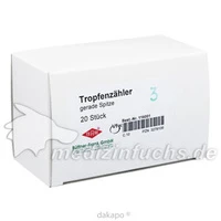 TROPFENZAEHLER GERADE FRA, 20 Stück, Büttner-Frank GmbH