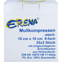 ERENA STERIL KOMPRE 10X10, 25x2 st, Erena Verbandstoffe GmbH & Co. KG