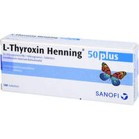 L-Thyroxin 50 Henning Tabl. plus, 100 st, Sanofi-Aventis Deutschland GmbH