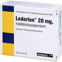 LEDERLON 20 O INJEKTBESTEC, 10x1 ml, Esteve Pharmaceuticals GmbH