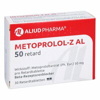 Metoprolol-Z AL 50 retard, 30 st, Aliud Pharma GmbH