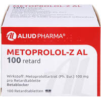 Metoprolol-Z AL 100 retard, 100 st, Aliud Pharma GmbH