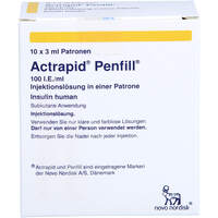 Actrapid Penfill Zam, 10x3 ml, kohlpharma GmbH