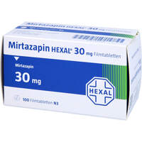 Mirtazapin HEXAL 30mg Filmtabletten, 100 st, HEXAL AG