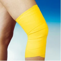 Servosport Color Bandage 4cmx5m gelb, 10 Stück, Diaprax GmbH