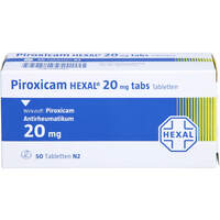 Piroxicam HEXAL 20mg tabs, 50 st, HEXAL AG