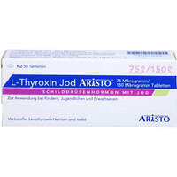 L-Thyroxin Jod Aristo 75ug/150ug Tabletten, 50 Stk., Aristo Pharma GmbH