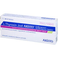 L-Thyroxin Jod Aristo 75ug/150ug Tabletten, 50 Stk., Aristo Pharma GmbH