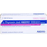 L-Thyroxin Jod Aristo 100ug/100ug Tabletten, 100 st, Aristo Pharma GmbH
